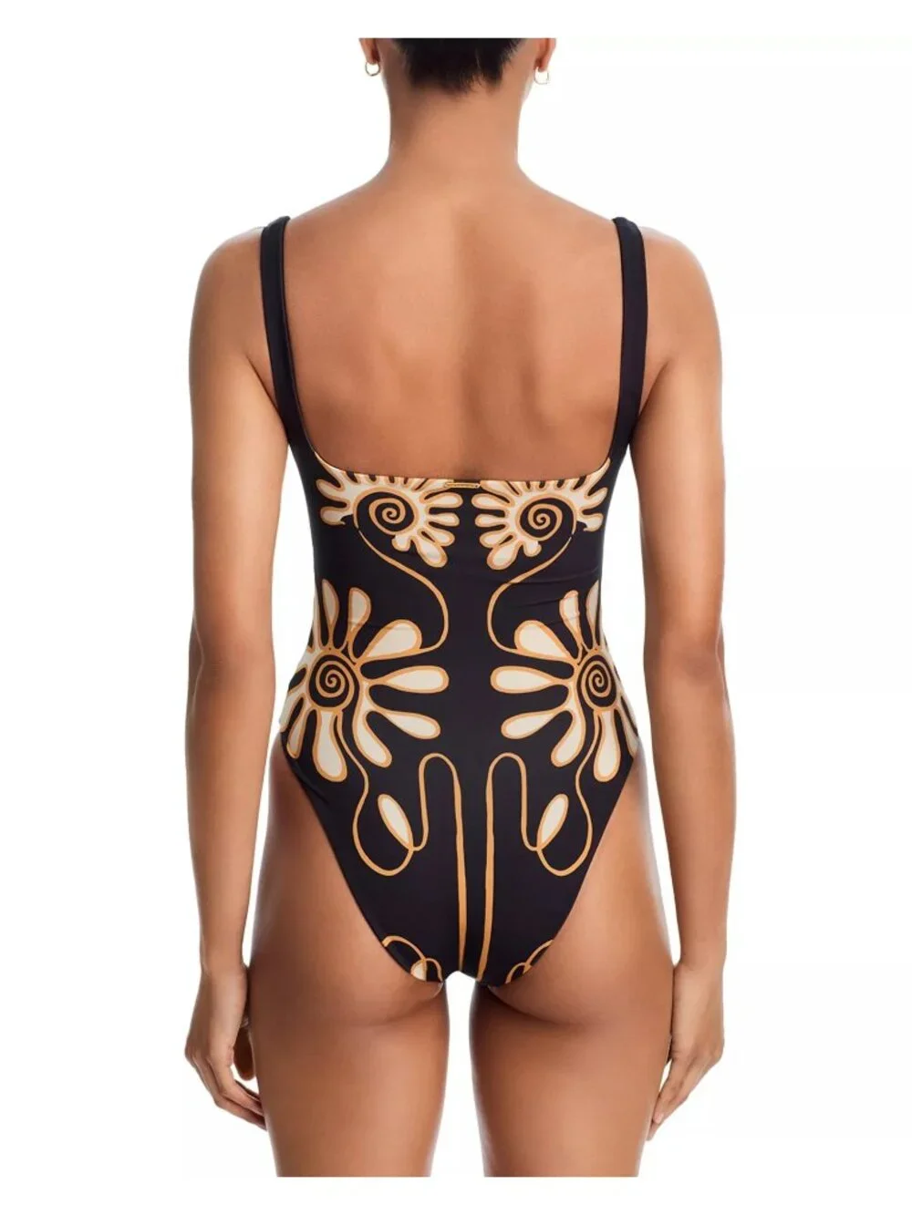 NWT Cala de la Cruz Vienna One Piece Swimsuit Black Size Small - Picture 3 of 9